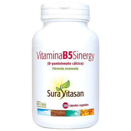 Vitamina B5 Sinergia 180 Cápsulas Sura Vitasan