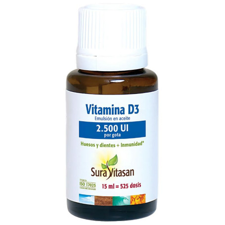 Vitamina D3 2.500Ui 15Ml Sura Vitasan