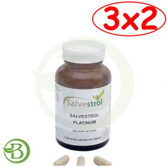 Pacote 3x2 Salvestrol Platinum 60 Cápsulas