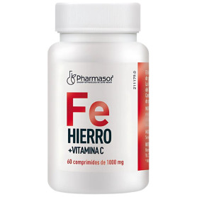 Ferro + Vitamina C 60 Comprimidos Soria Natural