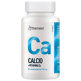 Cálcio + Vitamina D3 60 Comprimidos Soria Natural
