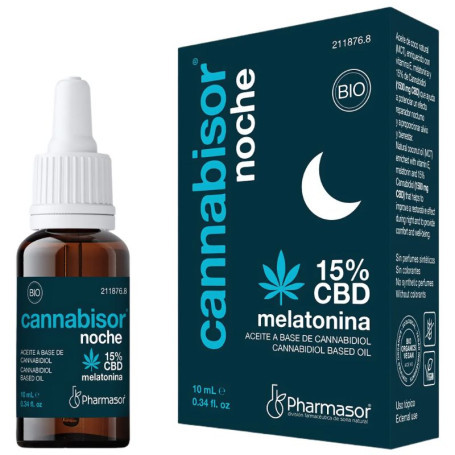 Cannabisor Noite Melatonina 15% Óleo Cbd 10Ml Soria Natural