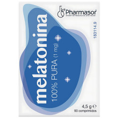 Melatonina 100% Pura 90 Comprimidos Soria Natural