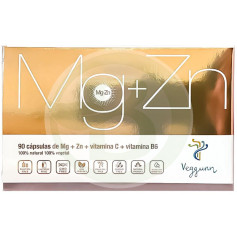 Magnésio + Zinco + Vit C + B6 90 Cápsulas Veggunn