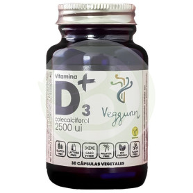 Vitamina D3 2500Ui 30 cápsulas de Veggunn
