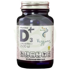 Vitamina D3 2500Ui 30 cápsulas de Veggunn