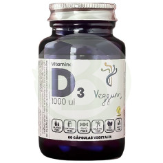 Vitamina D3 1000Ui 60 cápsulas Veggunn