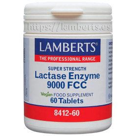 Enzima Lactase 9000Fcc 60 Comprimidos Lamberts