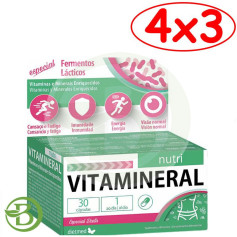 Pacote 4x3 Vitamineral Nutri 30 Cápsulas Dietmed