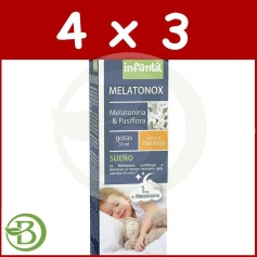 Pack 4x3 Melatonox Infantil Solución Oral 50Ml Dietmed