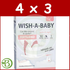 Pack 4x3 Wish a Baby 30 Cápsulas Dietmed