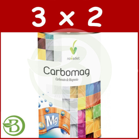 Pack 3x2 Carbomag 150Gr. Novadiet