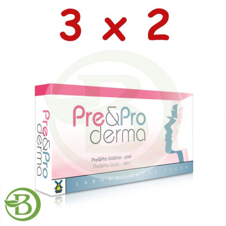 Pack 3x2 Pre & Pro Derma 28 Cápsulas Tegor