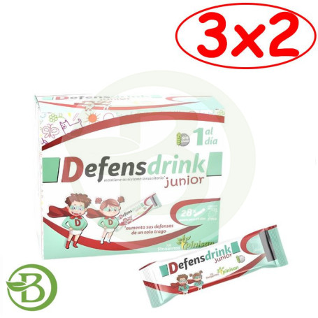 Pack 3x2 Defens Drink Junior 28 Sticks Pinisan