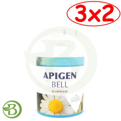 Pacote 3x2 Apigen Bell 60 cápsulas Jellybell