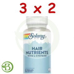 Pacote 3x2 Nutrientes Capilares 60 Cápsulas Solaray