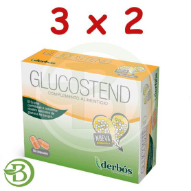 Pack 3x2 Glucostend 60 Cápsulas Derbos