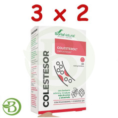 Pacote 3x2 Colestesor 30 Comprimidos Soria Natural