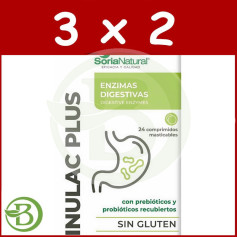 Pack 3x2 Inulac Plus 24 Comprimidos Soria Natural