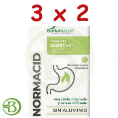 Pack 3x2 Normacid Citrus 32 Comprimidos Soria Natural