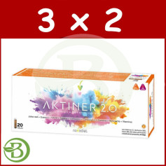 Pacote 3x2 Aktiner 2.0 20 Frascos Nova Diet