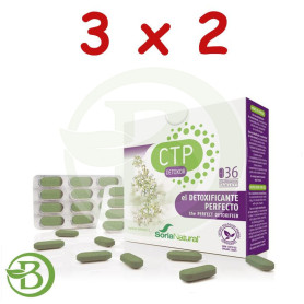 Pack 3x2 CTP 36 Comprimidos Soria Natural