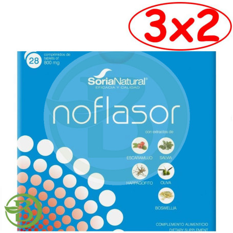 Pack 3x2 Noflasor 28 Comprimidos Soria Natural