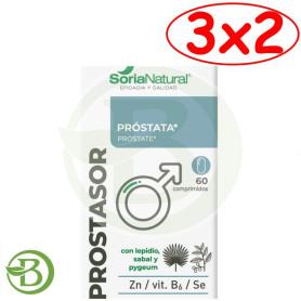 Pack 3x2 Prostasor 60 Comprimidos Soria Natural