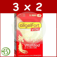 Pacote 3x2 Pérolas Aligelfort Vital 55 Il Hwa