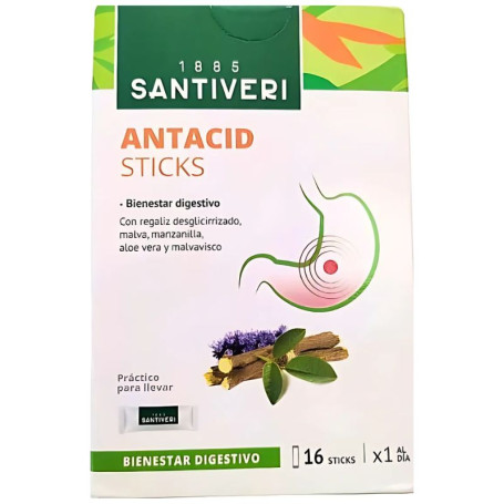 Antiácido 16 Sticks Santiveri
