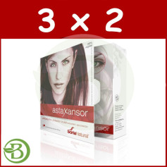 Pack 3x2 Astaxansor 30 Perlas Soria Natural