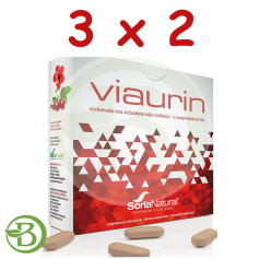 Pacote 3x2 Viaurín 28 comprimidos Soria Natural