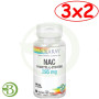 Pack 3x2 NAC 60 Cápsulas Solaray