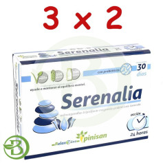 Pacote 3x2 Serenalia 60 Cápsulas Pinisan