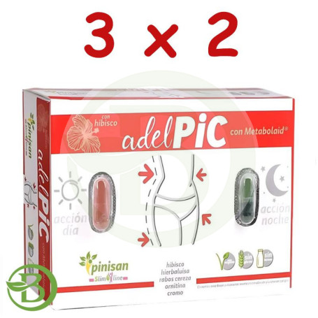 Pack 3x2 Adelpic 28 Cápsulas Pinisan