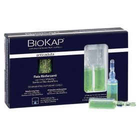 Ampolas de reforço antiqueda com Tricofoltil 12x7ml Biokap