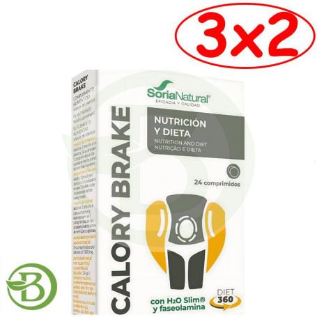 Pack 3x2 Calorybrake 24 Comprimidos Soria Natural