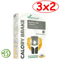 Pacote 3x2 Calorybrake 24 comprimidos Soria Natural