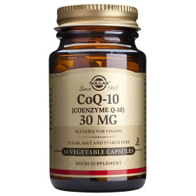 Coenzima Q10 30mg 30 Cápsulas Vegetais Solgar