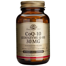 Coenzima Q10 30mg 90 Cápsulas Vegetais Solgar