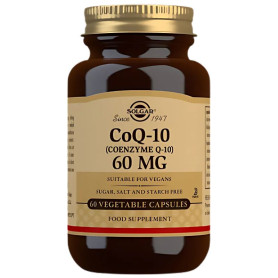 Coenzima Q10 60mg 60 Cápsulas Vegetais Solgar