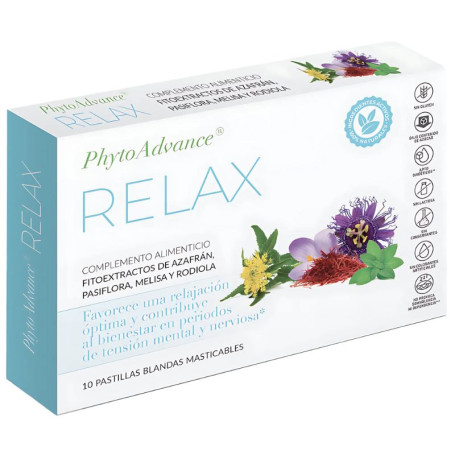 Relax 10 Phytoadvance Cápsulas Softgel Mastigáveis