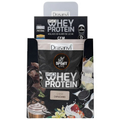 Isolado de proteína de soro de leite em dose única Cappuccino 30G Drasanvi Sport Live