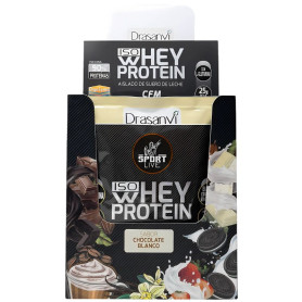 Proteína Whey Isolada Monodose Chocolate Branco 30G Drasanvi Sport Live