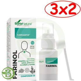 Pack 3x2 Composor 1 Farinol Complex 50Ml. Soria Natural