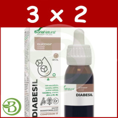 Pacote 3x2 Composor 17 Diabesil Complex 50Ml. Soria Natural