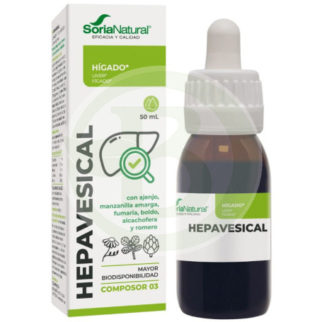Composor 3 Complexo Hepavesical 50Ml. Soria Natural