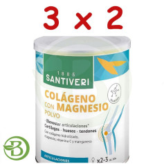 Pacote 3x2 Artrosina Colágeno com Magnésio Gelartrin 275Gr. Santiveri