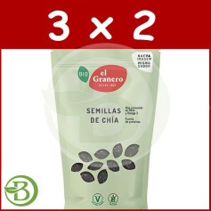 Pacote 3x2 Sementes de Chia Orgânicas 150Gr Granero
