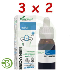 Pacote 3x2 Composor 5 Sedaner Complex 50Ml. Soria Natural